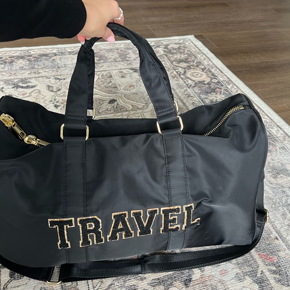 Stoney Clover Lane - Black and Gold Duffel Bag (Large)